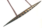9 Necklace/object ‘Gryke’ 1989. mokume gane, copper, silver, tombak, 36x2,5cm. Gemeente Museum, The Hague