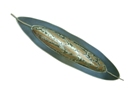 29 Brooch ‘Sediment’ 1990. mokume gane, copper, silver, tombak, 5x15x1,5cm