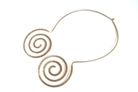 36 ‘Summerland’ necklace ‘Spiral flower’ 2002. silver, fresh water pearls, 30x20cm