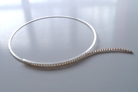Necklace ‘Springtime’, 2002, silver, freshwater pearls, Ø 18cm, € 320,-